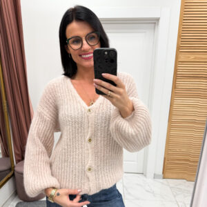 Baby alpaka megztinis "Crema Masera"