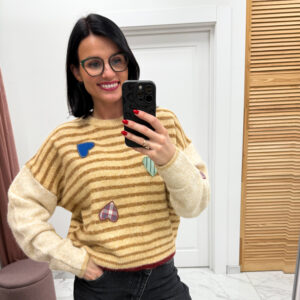 Megztinis su vilna "Camel Gulija"