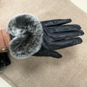 Odinės pirštinės "Grey Nora"