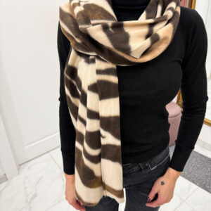 Šalikas ,, Brown zebra"