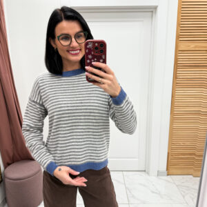 Megztinis su vilna ir kašmyru "Deep Liona"