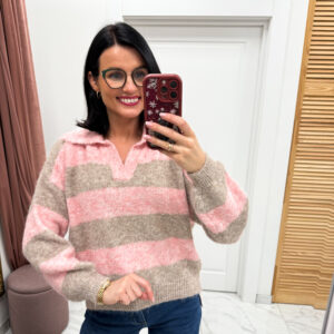 Megztinis su vilna "Pink Alisa"