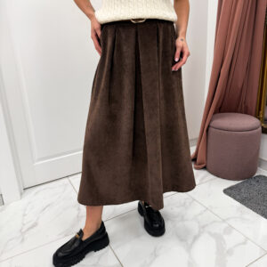 Velveto sijonas "Brown Era"