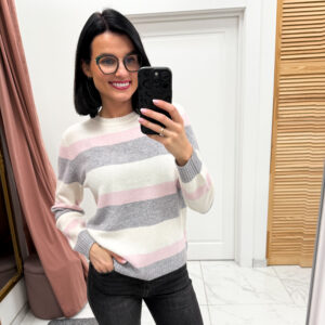 Vilnos megztinis "Pink Stonia"