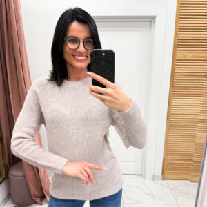 Baby alpaka megztinis ,, Beige Anada"