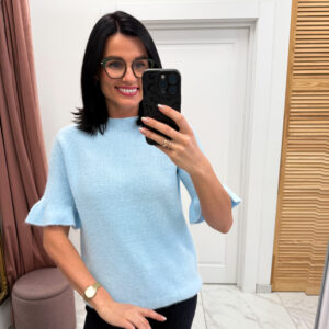 Baby alpaka megztinis ,, Blue Nidela"