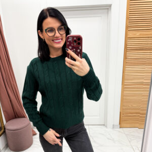 Megztinis su vilna ir kašmyru "Green Artera"