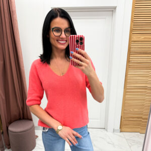 Baby alpaka megztinis ,,Pink Siguda"