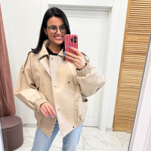 Eko odos striukė "Crema Buga"