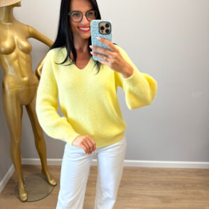 baby alpaka megztinis yellow pera 1