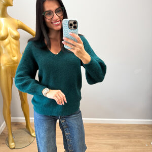 baby alpaka megztinis green pera 1