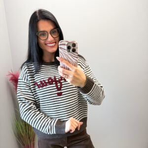 Megztinis "Brown Bonjour"