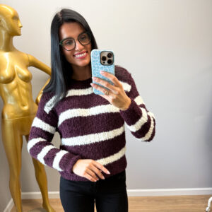 Megztinis "Purple Aliana"