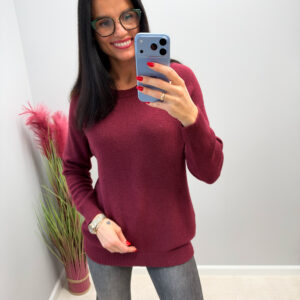 megztinis bordo asda 1