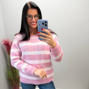 Megztinis su vilna "Pink Maria"